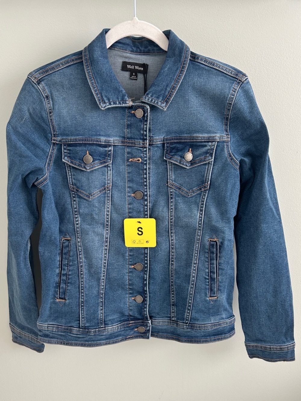Well Worn Blue Denim Jacket